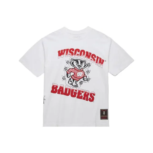 Travis Scott X Mitchell Ness T-Shirt Мужской Белый