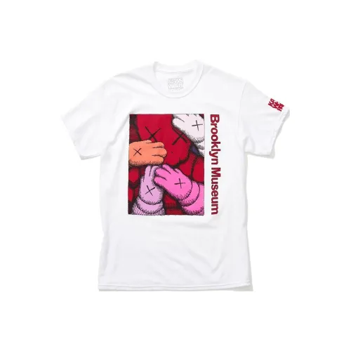 KAWS совместный бренд Белый Мужской T-рубашки