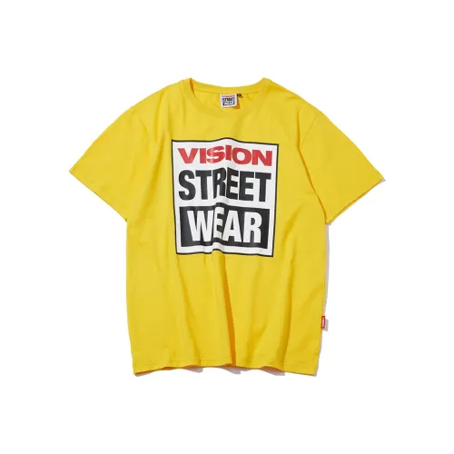 Vision Street Wear T-Shirt Унисекс Желтый