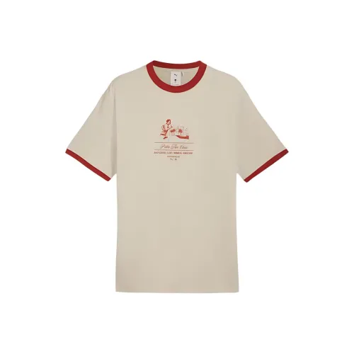 PUMA x PALM TREE CREW T-Shirt Мужской Абрикос