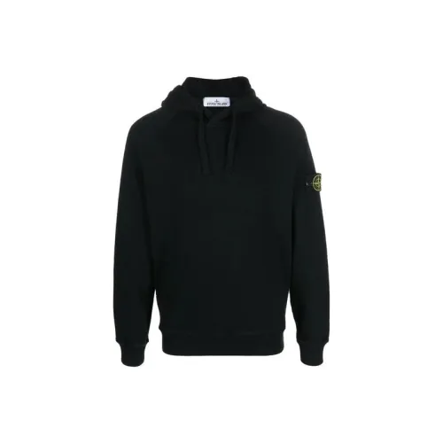 Stone Island Черные Мужские Свитшоты