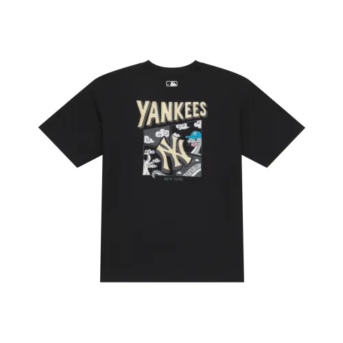 MLB Base Logo New York Yankees SS25 T-Shirt Unisex Black