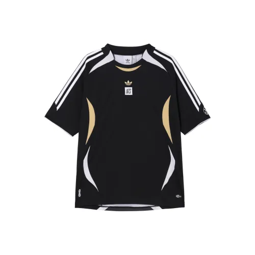 Adidas Originals x NTS Radio T Shirt Unisex Черный Белый Желтый