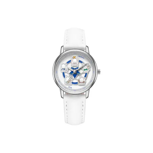 Zgo Sanrio Кварцевые часы Женские часы Белый циферблат