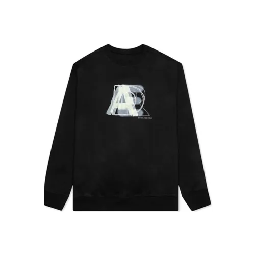 ADER ERROR Черный Унисекс Свитшоты