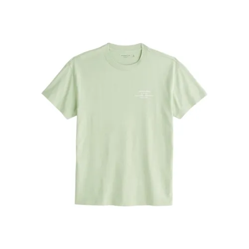 Abercrombie＆Fitch T-рубашка мужская цвет лайм зеленый