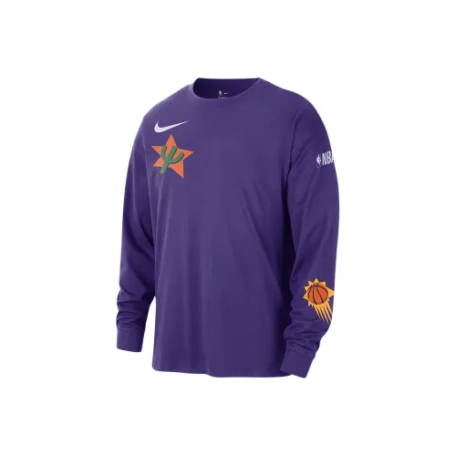 Nike x NBA Max90Phoenix SUNS FW24 Courtside Городской Edition T Рубашка Мужской Outdoor Фиолетовый