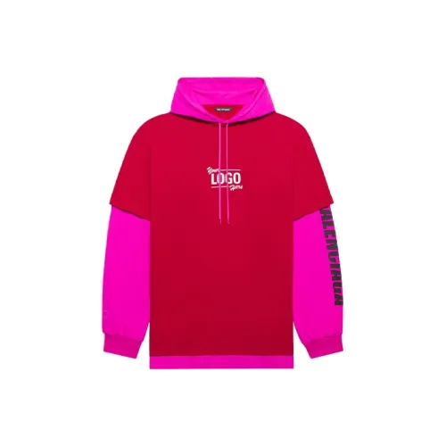 Balenciaga Свитшот Унисекс Стандартный крой Розовый