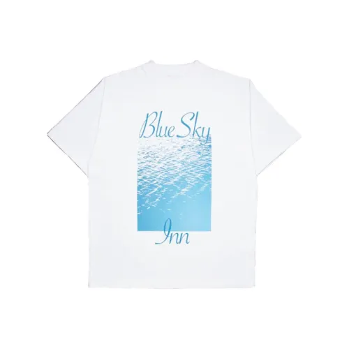 Blue Sky Inn Белая Мужская T-Рубашка