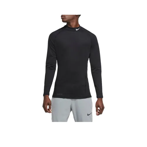 Nike Pro Мужские Черные T-Рубашки