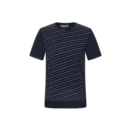 Corneliani T-Рубашка Мужская Черная Белая