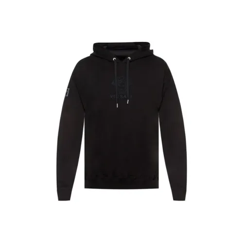 VERSACE Мужские черные свитшоты