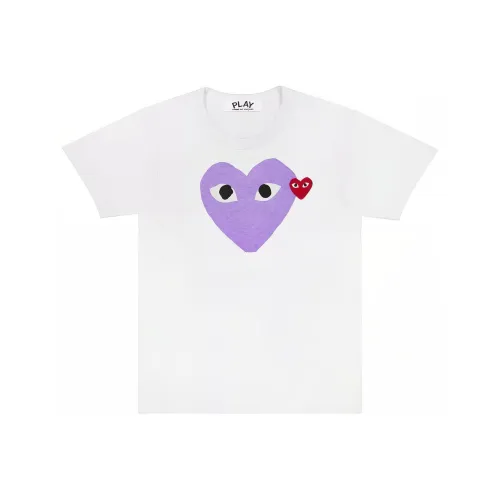 CDG Play Фиолетовая Унисекс Т-рубашка