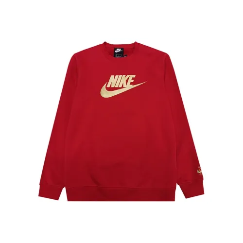 Nike Red Men's Hoodies Найк Красный Мужские Толстовки
