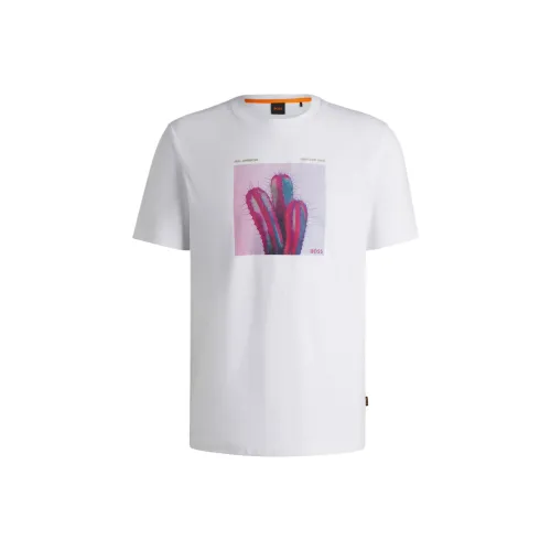 Hugo Boss FW24 T Рубашка Мужская Белая