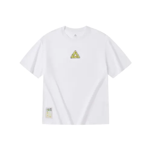 PEAK Полностью Белая Унисекс T-рубашка