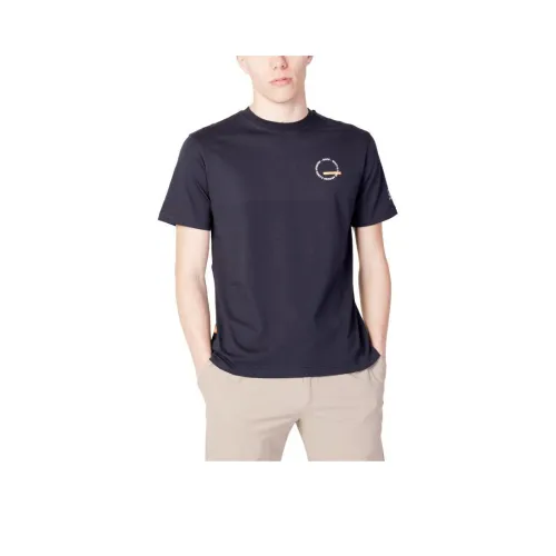 SUNS Морской Синий Мужская T-Рубашка