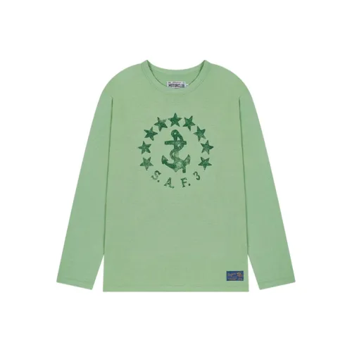 Safarispot REGION MOTORS Клуб Длинный рукав Рубашка Мужская Зеленая Зеленая