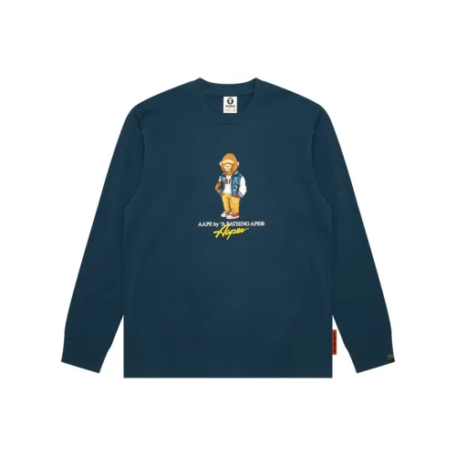 Aape SS25 T Рубашка Мужская Темно-синяя