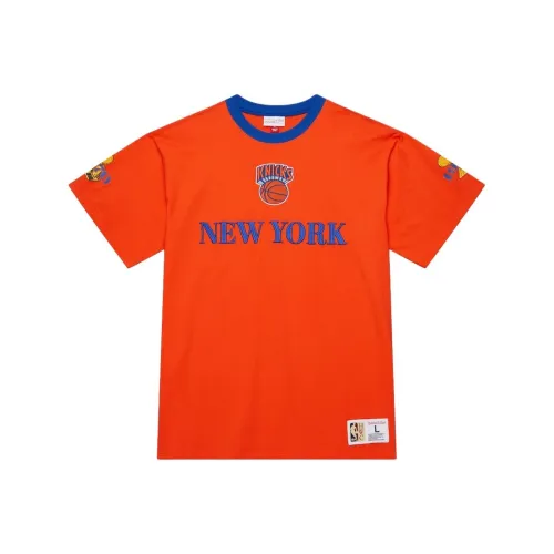 MITCHELL NESS X NBA New York Knicks Футболка Мужская Оранжевая