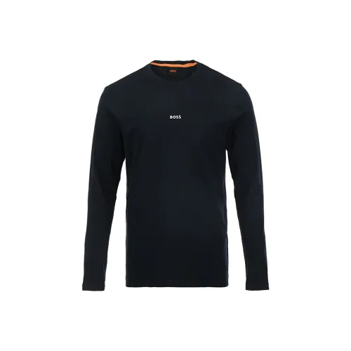 Hugo Boss Темно-синие мужские футболки T