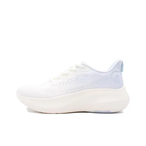 361° Дышащий и Износостойкий Низкий Топ Повседневные Беговые Кроссовки Женские Белые Синие