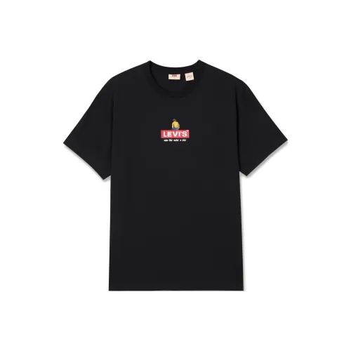 Levis Мужские Черные T-Рубашки