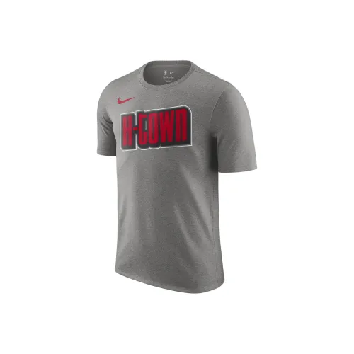 Nike x NBA Houston Rockets FW24 Essential City Edition T-Shirt Мужской Темно-серый Смешанный цвет