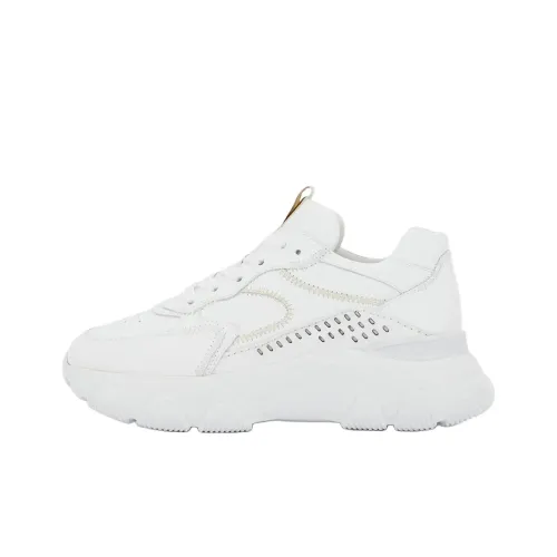 HOGAN Hyperactive Low Топ Толстоподошвенные кроссовки Женские Белые
