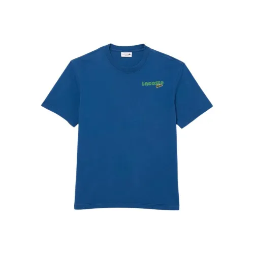 LACOSTE Мужские синие футболки