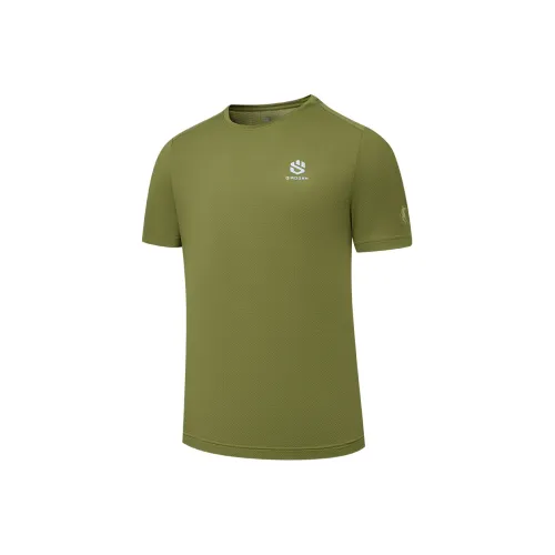 QIAODAN Mountain God Series T-Shirt Мужской Willow Bank Green