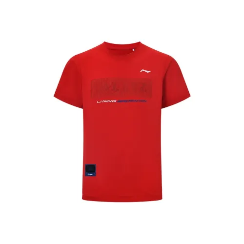 Подкладка Badminton series T Shirt Unisex Red