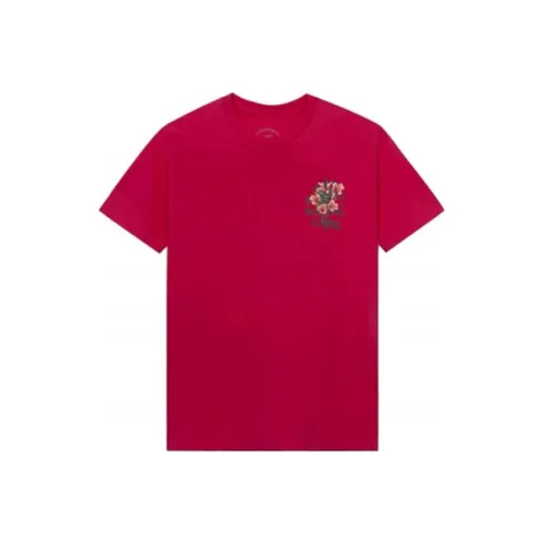 ANTI SOCIAL SOCIAL CLUB Рубашка Мужская Темно-Красная