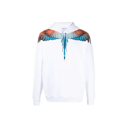 MARCELO BURLON Белый Мужской Свитшот