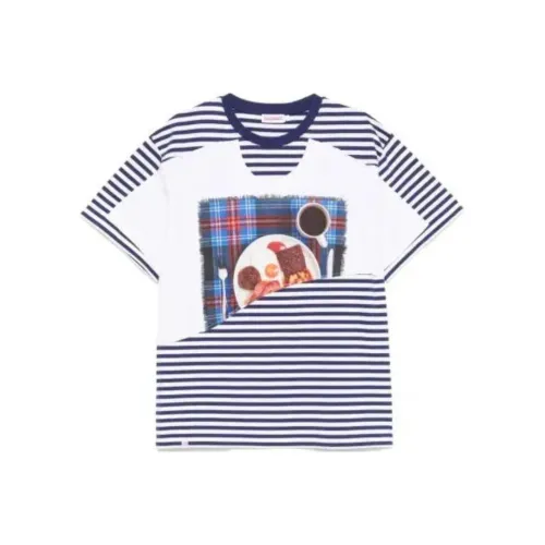 CHARLES JEFFREY SS25 T Рубашка Мужская Синяя