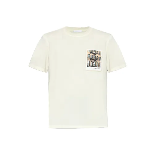 Helmut Lang T-Shirt Мужской Бежевый