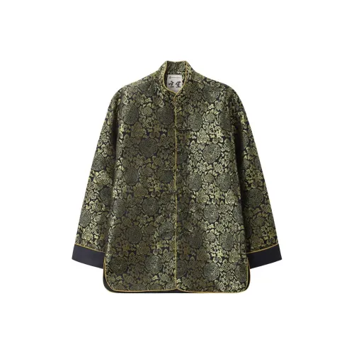 XUANSHENG Куртки Пальто Мужской Дракон And Eight TREASURE Совместный Цветочный