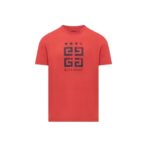 GIVENCHY Red Мужская T-рубашка