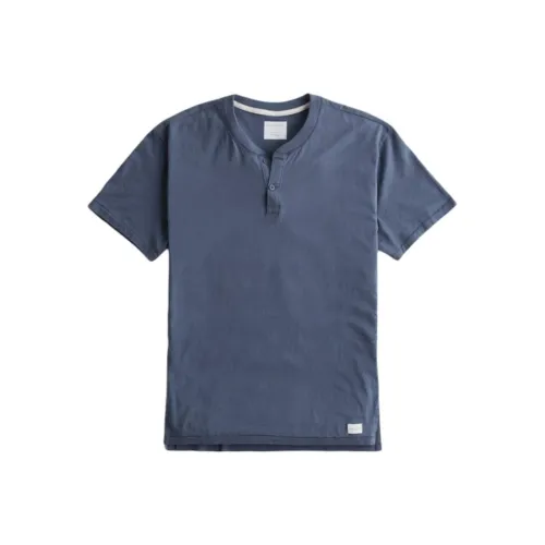 Hollister T-Shirt Мужская Морской Синий