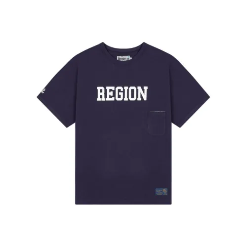 Safarispot REGION MOTORS Клуб POCKET TEE T Рубашка Мужская Темно-синий Морской синий