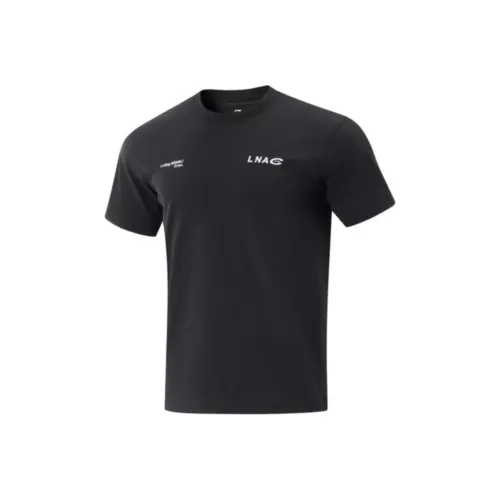 LINING Cool Tea T Рубашка Мужская Черная