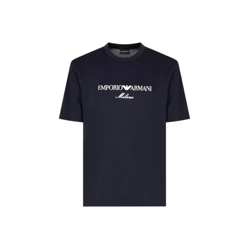 EMPORIO ARMANI Рубашка Мужская Морской Синий