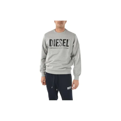 DIESEL Серый Мужской Свитшот