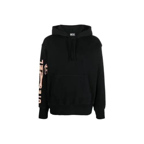 DIESEL Мужские черные свитшоты