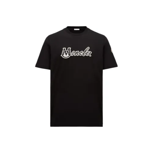 MONCLER Мужские черные T-рубашки