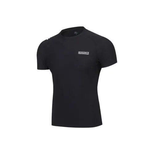 DESCENTE Dualis T Рубашка Мужская Черная