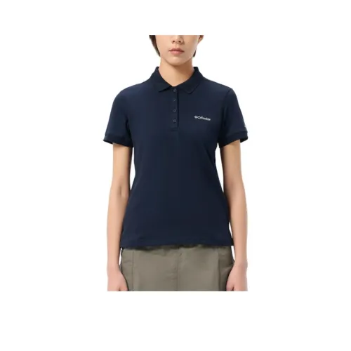 Columbia совместное брендирование Поло Женское Синее