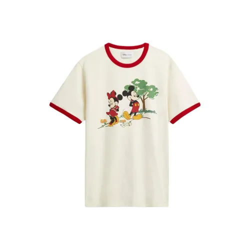 COACH X DISNEY T-Shirt Унисекс Кремовый