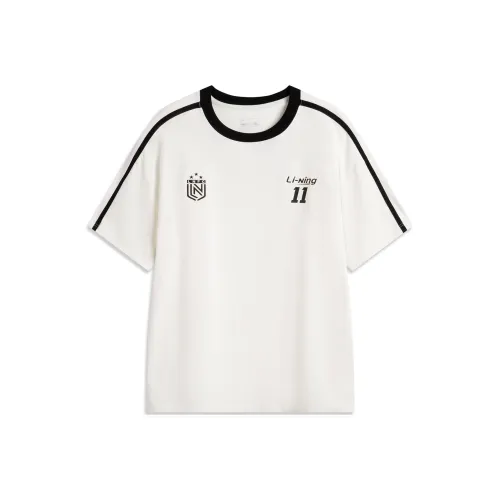 LINING Sports Life Collection T-Shirt Унисекс Айвори