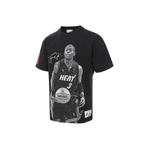 Mitchell Ness Miami Heat Miami Heat/Wade Мужская футболка с коротким рукавом